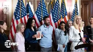 FULL PRESSER: Epstein Survivors Speak Out Ahead of Attorney General Pam Bondi House Testimony | AC15