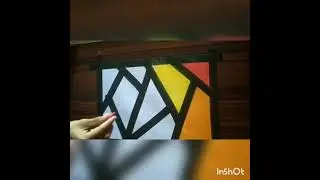 Tape art with insulation tape