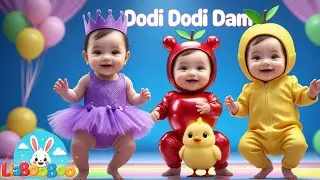 🎵 Kids Fun Day | Dudi Dudi Dam Dam Dance | Happy Tiny Feets | LiaBooBoo 