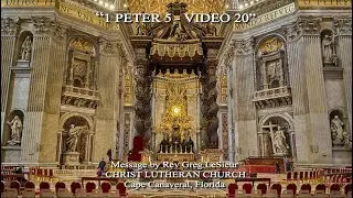 First Peter 5 - Video 20 - January 07, 2026