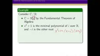 431 &mdash; 06: Field Automorphisms and the Galois Group