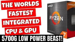 AMD Ryzen 7 5700G &mdash; самый быстрый игровой процессор APU, потребляющий очень мало энергии