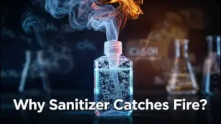 Why Sanitizer Catches Fire 🔥 | The Hidden Chemistry of Alcohol