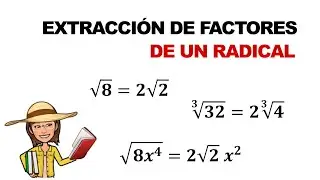 Extracción de factores de un radical