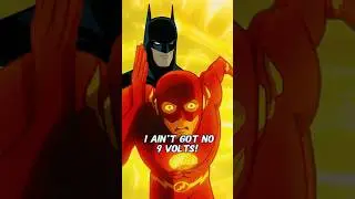 Batman puts the fear of BATMAN into The Flash | #shorts #dc #flash #batman #justiceleague #comics