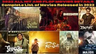 BoxOffice Collection of All Movies of 2022 || Hits and Flops of 2022 ||