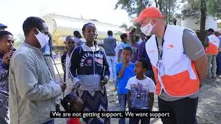 Tigray Emergency Crisis: Rigbe Hagos, a mother of three, displaced from Humera Western Tigray.