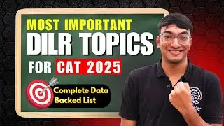 What DILR Topics Will Get You Ahead? CAT 2025|