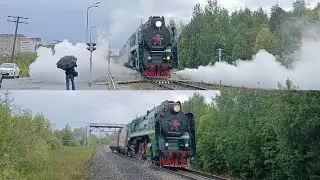 Прибытие и мощное отправление П36-0147 