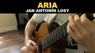 Aria - Jan Anton&iacute;n Losy - classical guitar piece performed by Dave Milliken