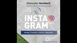 Arbeiten bei RHEINSPORT &ndash; &bdquo;Dein Weg in die Sportbranche Talk&ldquo; mit Alexander Hombach
