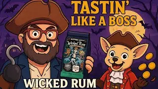WICKED RUM Barrel Aged Coffee by BONES Coffee Company.  TASTIN&rsquo; LIKE A BOSS 4-Way Review!