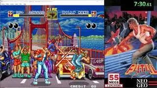 Fatal fury king of fighters speedrun 9 : 10 min