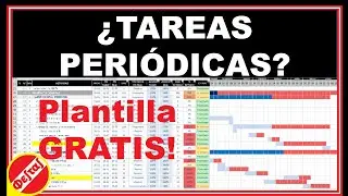 📊 Diagrama de GANTT en Excel - Actividades REPETITIVAS AUTOMÁTICO! 😱 2021