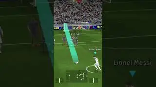 Lionel Messi's spectacular shot ✅ #efootball#efootball24#pes#pesmobile#shorts#efootball25#RONALDO