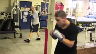 BILLY JOE SAUNDERS & JIMMY TIBBS TRAINING SESSION @ TKO GYM / iFILM LONDON