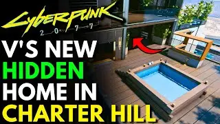 V'S NEW HIDEOUT IN CHARTER HILL - Cyberpunk 2077 Mod Showcase | Luxury Palm St. Apartment