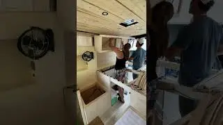 DIY Van Build: Installing Cabinets #vanlife #vanconversion #diy