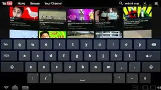 YouTube on G-Slate Tablet