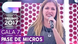 NI UN PASO ATR&Aacute;S - Mireya | Segundo pase de micros para la Gala 7 | OT 2017
