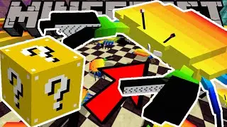 100 RAINBOW CRABS Vs 100 LUCKY BLOCKS | Minecraft Custom Lucky Block Mod Minigame