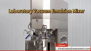 Lab Vacuum Emulsion Mixer Homogenizer Emulsifier Machine Emulsifying Mixer 5L 10L #mixer #industrial