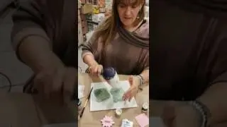 Tecnica de masa polimerica con pinturas de sublimacion