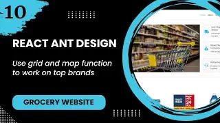 React JS #10 - Use grid and map function to work on top brands