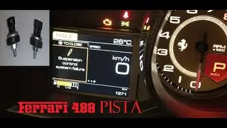 FERRARI PISTA 488 SUSPENSION FAILURE MESSAGE