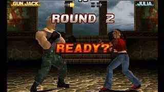 Tekken 3 ( PS1 ) - Gun Jack - Arcade Mode - Arranged Music ( July 31, 2018 )