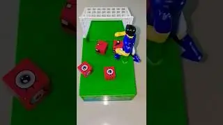 stunning red color face blocks and football player #toys #goodvibes