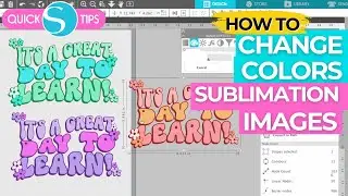 How to Make Sublimation Images a Different Color..for FREE!