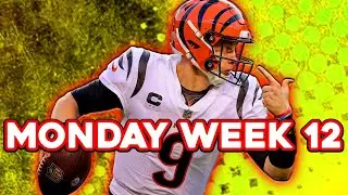 NFL DraftKings Picks + FanDuel NFL Week 12 Monday Night Football MNF Showdown!