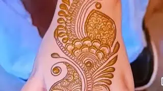 Latest Simple Arabic Mehndi Design For Backhand| New Simple Arabic Mehndi Design For Backhand#viral 