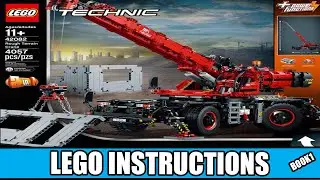 LEGO Instructions | Technic | 42082 | Rough Terrain Crane | Book 1