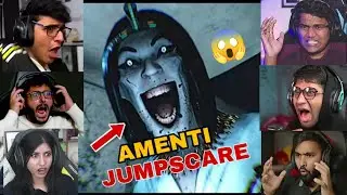 Indian Gamers React to one of the most SCARIEST 😱 Game | AMENTI |