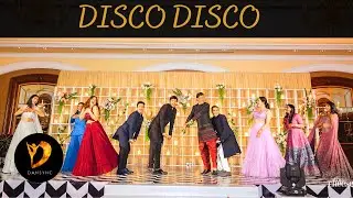 DISCO DISCO DANCE PERFORMANCE | COUSINS DANCE ON SANGEET | WEDDING CHOREOGRAPHY | DANSYNC