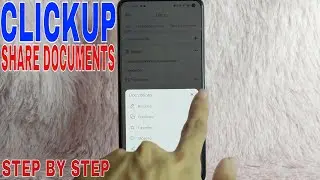 ✅  How To Share Documents On Clickup 🔴