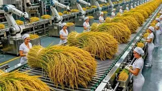 From Paddy Field to Plate: How Rice Roti is Made in Factory! 🌾