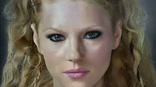 I painted Lagertha and It took me 2 months to finish this artwork I Airbrush Painting Rafa Fonseca