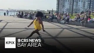 Roller-skating drag queens show their stuff on the Oakland waterfront