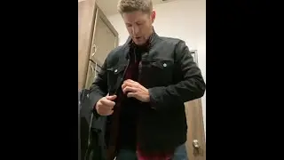 Jensen Ackles Dressing Up As Dean Winchester For the Last Time.