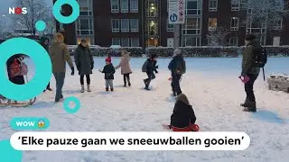 Problemen maar ook veel plezier door sneeuw in Nederland