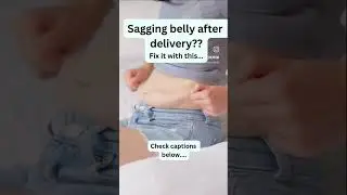 Use proper belly binding, which will help prevent sagging.  #shorts #viral #bellybinding #vedicmom