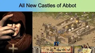 The All new Castles of Abbot | AI Castles | Stronghold Crusader HD | UCP mode designed castles