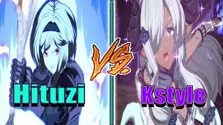 GBVS Hituzi (Djeeta) vs Kstyle (Narmaya) Granblue Fantasy Versus Ranked Match Set