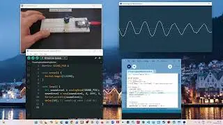 ESP32 SoundFlow  Transforming Live Microphone Input into Dynamic Waves using Processing