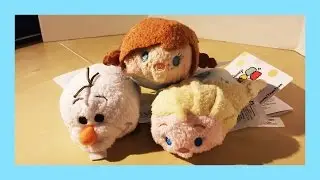 *NEW* FROZEN (Anna, Elsa, Olaf) TSUM TSUM - Disney Store Haul