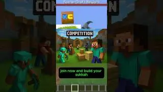 Sukkah Building competition on Jewish Minecraft server Koshercraft #jewish #minecraft #Israel