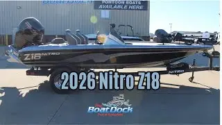 2026 Nitro Z18 Bass Boat | Sleek, Fast & Tournament-Ready | The Boat Dock